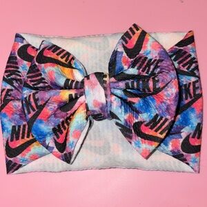 Handmade Multi Colorful Kids Bow Headband